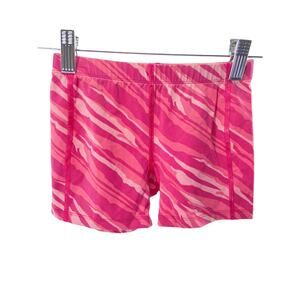 BCG Girls Multi-Tone Pink Zebra Striped Athletic Bike Shorts Youth Size Small/7